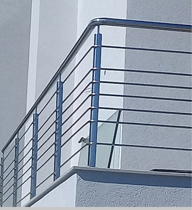 Visão Serralheria | GUARDA CORPO - INOX/FERRO/ALUMÍNIO